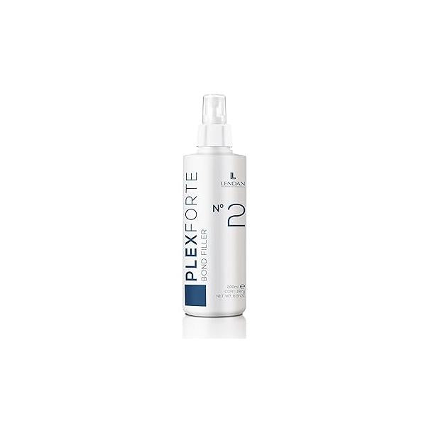 Lendan - Damaged Hair Repair Treatment Plex Forte Nº2 Bond Filler 200 ml Strengthens Nourishes and Repairs Preserves Color Longer Heat Protector