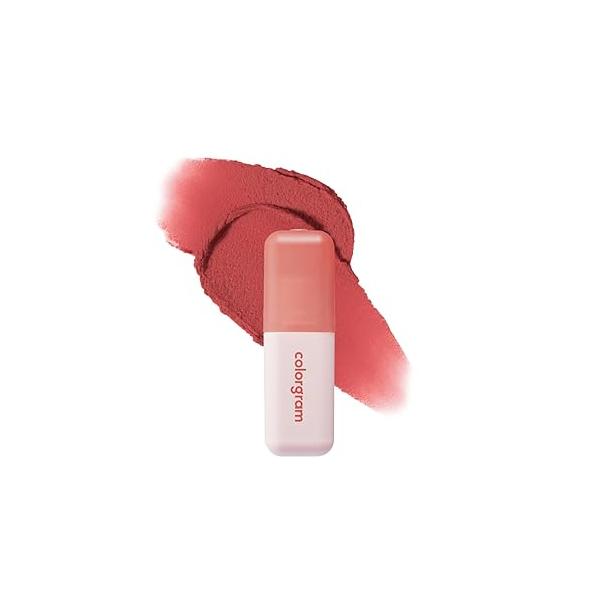 COLORGRAM NUDE BLUR TINT 02 CHARMING PINK | Soft Velvet Matte Lip Stain & Cheek Tint Lightweight Blurring for a Smooth Airbrushed Finish 24H Hydration, Long-Lasting Non-Sticky Formula