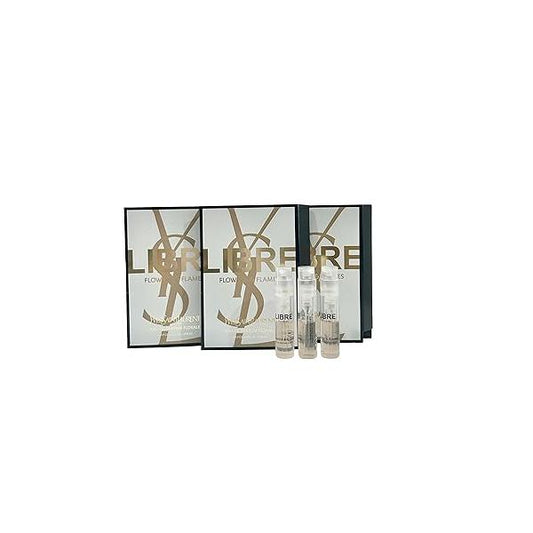 YVES SAINT LAURENT YSL Libre FLOWERS & FLAMES EDP Sample Women Perfume 1.2 ml / 0.04 oz - set of 3