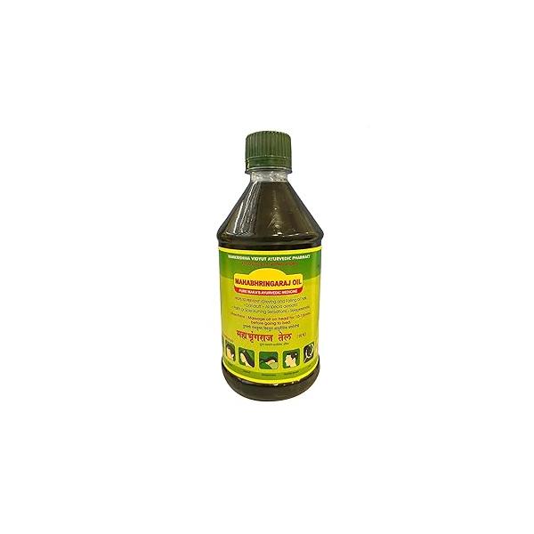 RVAP Mahabhringraj Oil 500ml | Pure indian MaKa's Ayurvedic for Hair care Enriched with various Indian herbs and ingredients (17 fl oz)