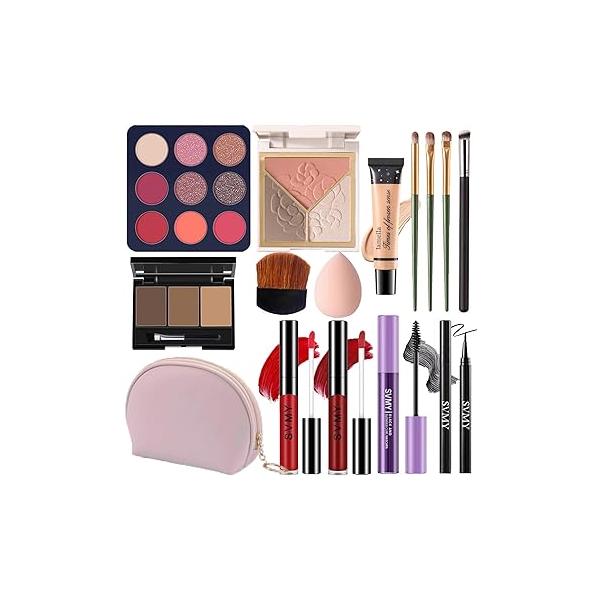 Makeup Set for Women, Kit Beginners & Professionals, Teens Adults, Make up Gift, Eyeshadow Palette, Face Eye