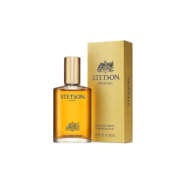 Stetson Original by Scent Beauty - Cologne for Men Classic, Woody and Masculine Aroma with Fragrance Notes of Citrus, Patchouli, Tonka Bean 1.5 Fl Oz