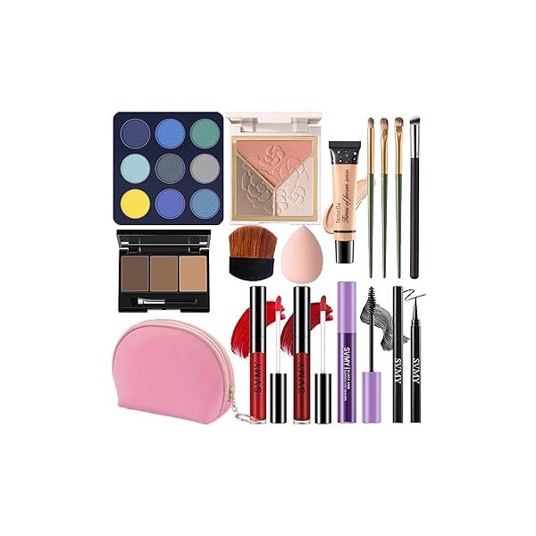 Makeup Set for Women, Kit Beginners & Professionals, Teens Adults, Make up Gift, Eyeshadow Palette, Face Eye