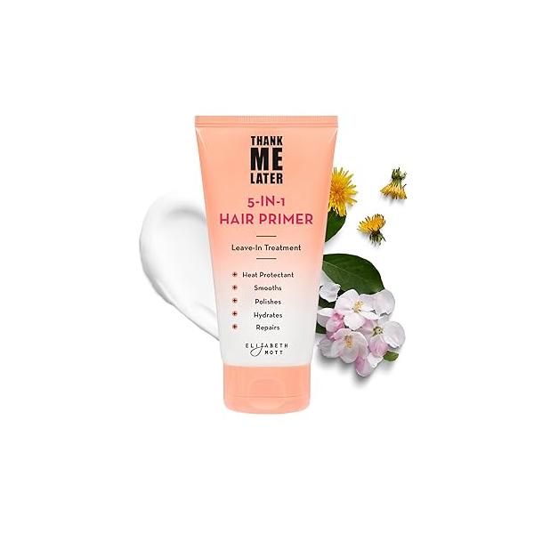 Elizabeth Mott Hair Oil for Frizzy, Damaged, Dry - Rosemary, Lavender, Thyme, Jasmine, Sage & Chamomile Extract Deeply Nourishing, Moisturizing Strengthening Formula Full Size 80 mL