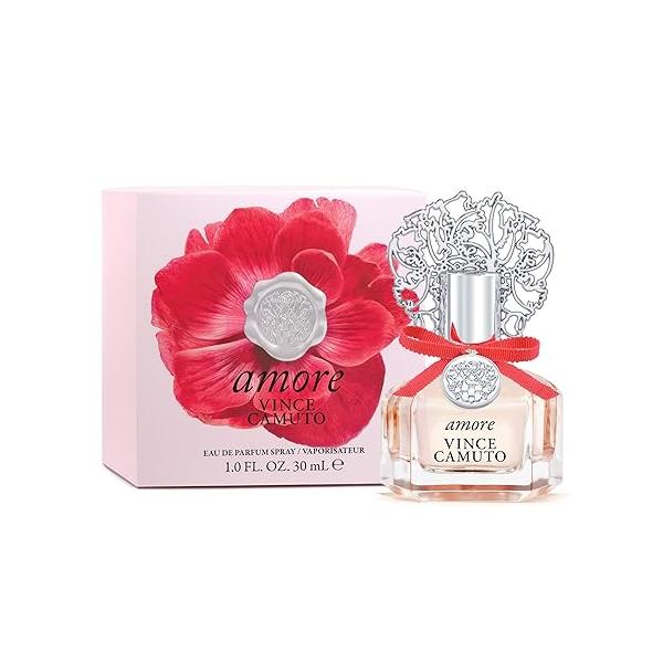 Vince Camuto Amore Eau de Parfum Spray Perfume for Women, Floriental Fruity Scent, Notes of Sparkling Clementine Ice, Bergamot, & Sandalwood, Long Lasting, Sensual Fragrance