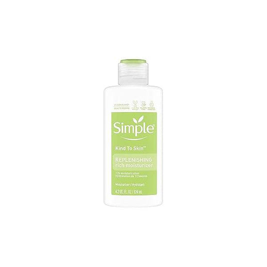 Simple Kind to Skin Face Moisturizer For Sensitive Replenishing Rich 12-Hour Moisturization for All Types 4.2 oz
