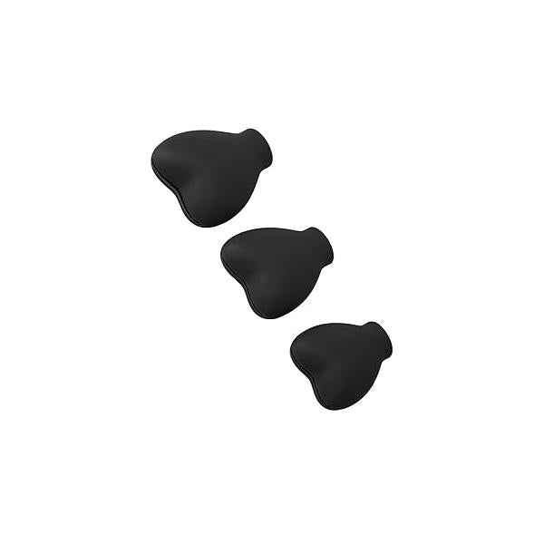 3pcs Makeup Brush Cover Protector, Silicone Organizer Case for Storage and Bag, Reusable Holders Travel ()