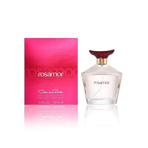 Oscar de la Renta Rosamor Eau Toilette Perfume Spray for Women, 3.4 Fl. Oz.