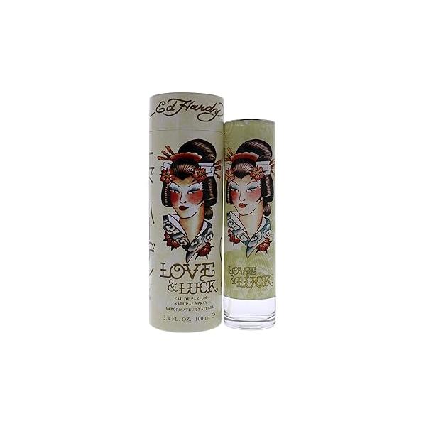 Ed Hardy Love & Luck for Women 3.4 oz 100 ml EDP Spray (Pack of 1)