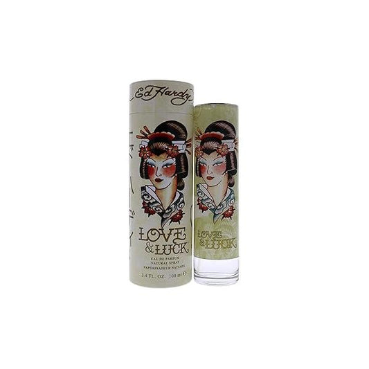 Ed Hardy Love & Luck for Women 3.4 oz 100 ml EDP Spray (Pack of 1)