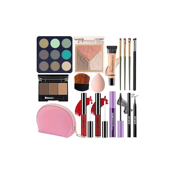 Makeup Set for Women, Kit Beginners & Professionals, Teens Adults, Make up Gift, Eyeshadow Palette, Face Eye