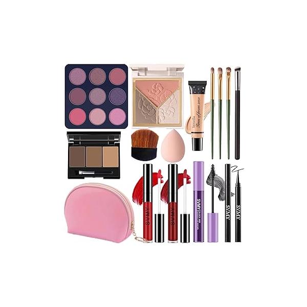 Makeup Set for Women, Kit Beginners & Professionals, Teens Adults, Make up Gift, Eyeshadow Palette, Face Eye