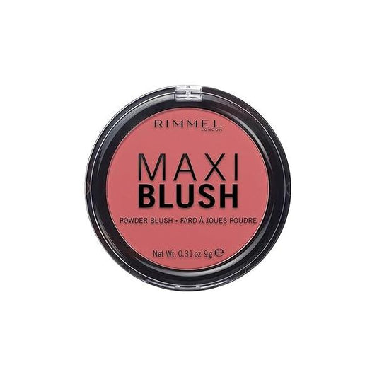 Rimmel London Maxi - 003 Wild Card Blush Powder, Lightweight, Highly Pigmented, Blendable, 0.31oz