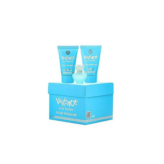 Versace Dylan Turquoise Womens Mini Perfume Trio Gift Set