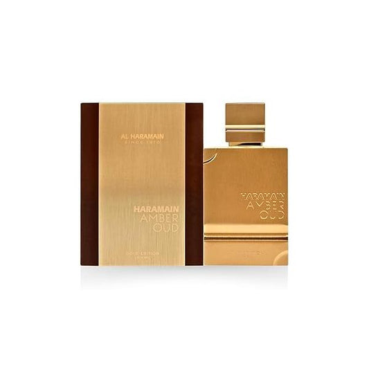 Al Haramain Amber Oud Gold Edition Eau De Parfum Spray 100ml (3.4 oz) - Unisex Arabian Perfume for Women & Men, Long-Lasting Cologne with Refreshing Sweet Fragrance