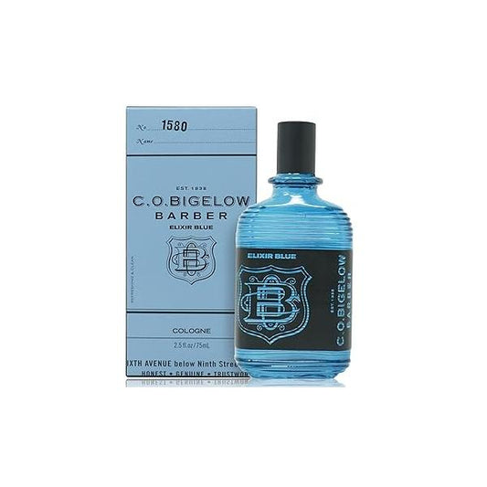 C.O. Bigelow - Elixir Blue No. 1580, 2.5 fl oz, Cologne for Men, Lavender & Rosemary Long Lasting Mens Cologne, Fresh, Refined, Masculine Perfumes Men