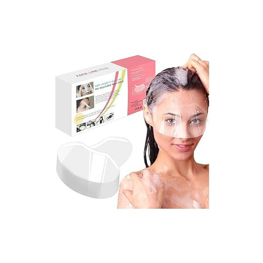 300 PCS Shower Face Eye Shields EBANKU Microblading Permanent Makeup Visors for Adults Disposable Plastic Hairspray Salon Eyelid Aftercare