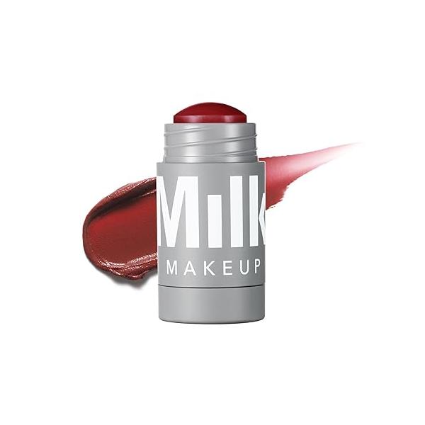 Milk Makeup Lip + Cheek Stick - Multi-Use Cream Blush Color with Mango Butter, Avocado Oil Apricot Hydrating, Buildable, Long-Lasting, Vegan Formula