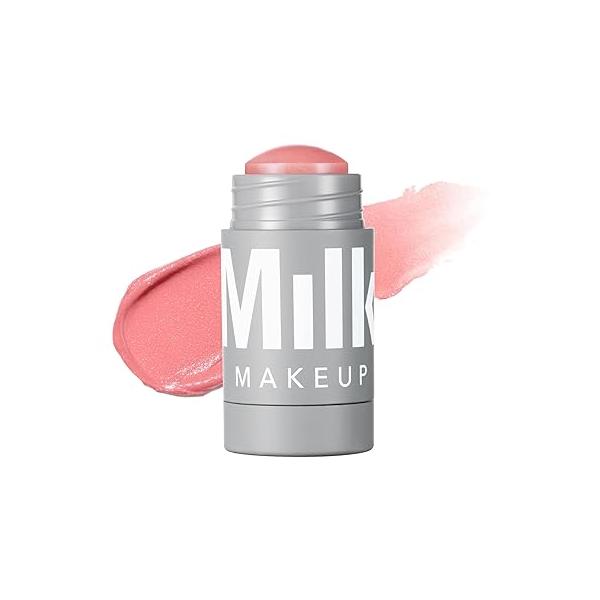 Milk Makeup Lip + Cheek Stick - Multi-Use Cream Blush Color with Mango Butter, Avocado Oil Apricot Hydrating, Buildable, Long-Lasting, Vegan Formula