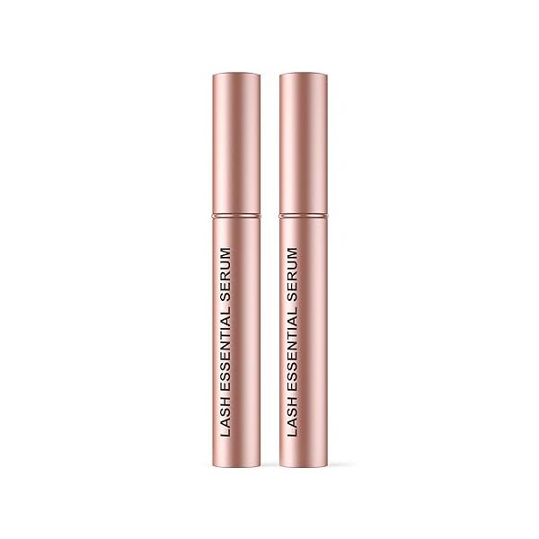 Natural Cosmetic Eyelash Serum for Longer, Thicker Lashes & Brows, Boost Lash Vegan Cruelty-Free - Niacinamide, Centella Asiatica Leaf Extract (10 mL Pink)