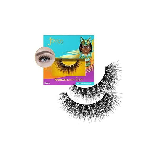Juvia's Place Egypt Flare Nubian Eye Lashes, Silk Hairs, Day, Night, Long Lasting, Cruelty Free, Vegan