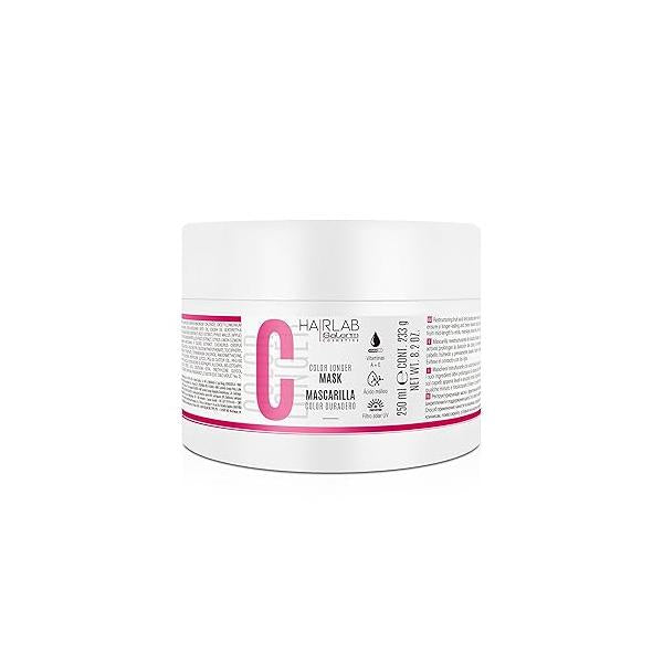 SALERM - Dyed, Bleached, or Gray Hair Mask Color Longer Lab 250 ml with Vitamins A and E Seals Maintains Shinier Sulfate Paraben-Free