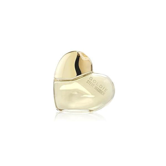 Steve Madden Goldie Eau de Parfum Spray Perfume for Women, Woody-Floral Fragrance, Notes of Gardenia Petals, Sparkling Sandalwood and Patchouli, Long-Lasting,1.0 Fl Oz