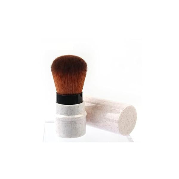 Retractable Kabuki Brushes Powder & Foundation Brush Blush Concealer Face Blender - Pink