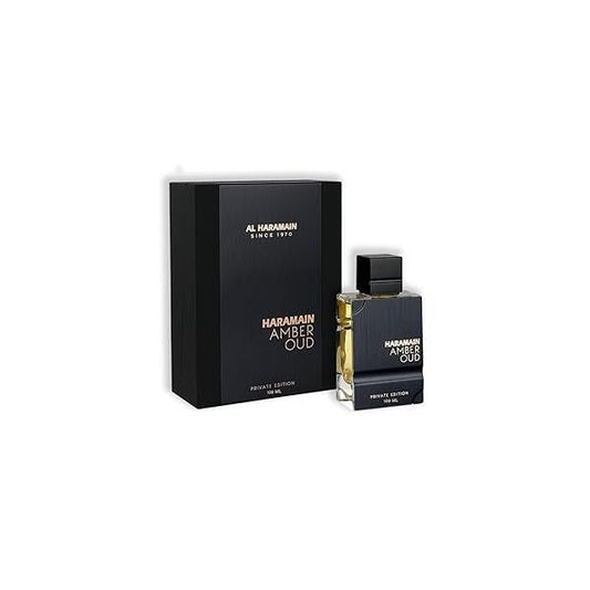 Al Haramain Amber Oud - Private Edition for Unisex Arabian Perfume Women and Men Arabic Long Lasting Fragrance with Bergamot, Vanilla, Musk Cedarwood 2 oz EDP Spray