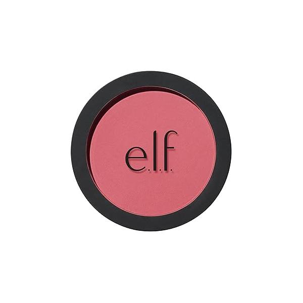 e.l.f Primer-Infused Blush, Long-Wear, Matte, Bold, Lightweight, Blends Easily, Contours Cheeks, Always Rosy, All-Day Wear, Vegan & Cruelty-Free