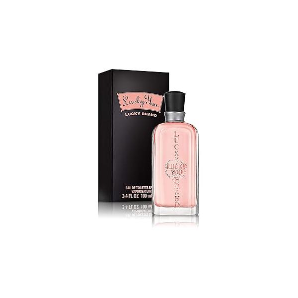 Lucky Brand You Perfume for Women, Eau De Toilette Day or Night Spray with Fresh Flower Citrus Scent, 3.4 fl oz