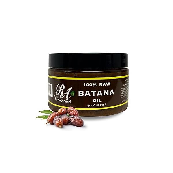 RA COSMETICS 100% Natural Unrefined Batana Hair Oil for Growth, Repair & Strength | 8 oz Nourishing Moisturizer Damaged from Honduras