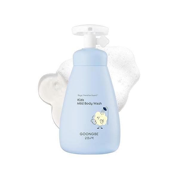 Kids' Mild Body Wash - Korean Kids Cleanser Hydrating & Refreshing Low pH Soft Bubble Foaming with Panthenol and Amino Acids Allergen Free Scent, 10.1 fl.oz.
