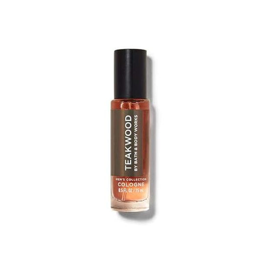 Bath and Body Works Teakwood Mini Cologne 15 mL,0.5 Fl Oz (Pack of 1)