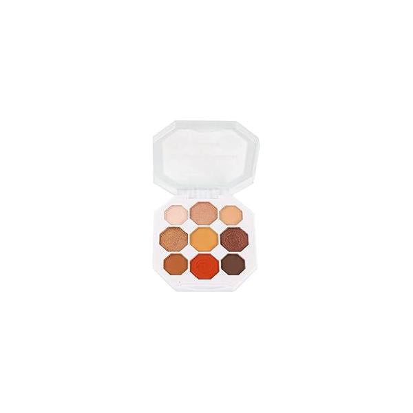 Profusion Cosmetics Merry Moments 9 Shade Eyeshadows Palette for Eye Catching Look, Elevate Your Look with Limited Edition Eyeshadow Sparkle and Shine (Candy Cane)