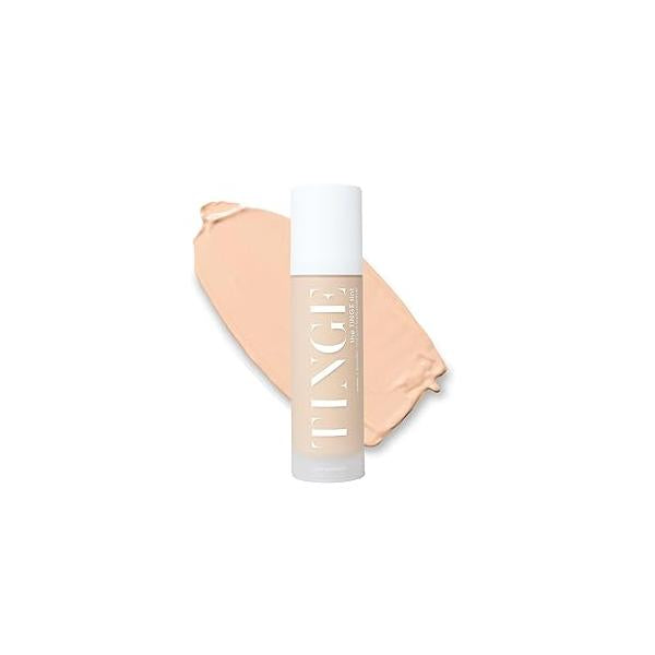 Tinge Tint Body Makeup, Lasts Up to 48 Hours, Medium Coverage Cream With Amino Acids, Hyaluronic Acid & Lysine, Semi Matte Finish, Water Transfer Resistant, 3.38 Fl Oz - Cool
