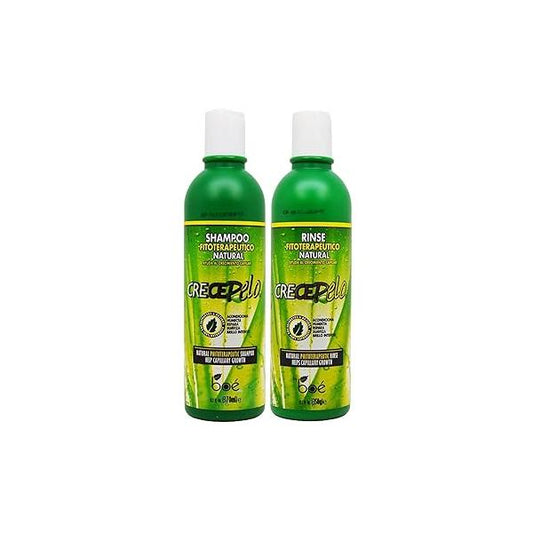 Crece Pelo Shampoo + Rinse 12 oz "Combo Set