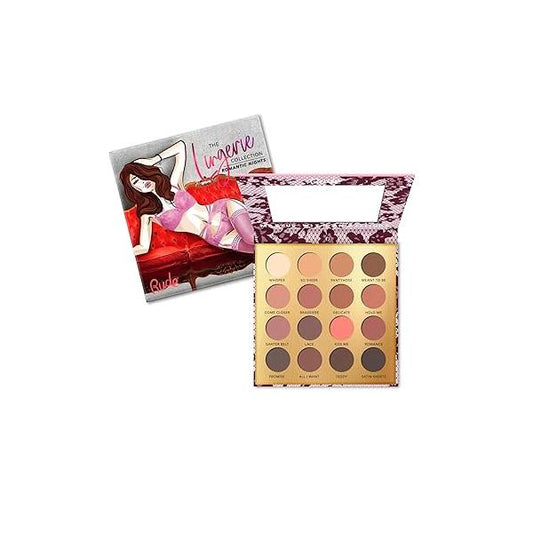 Rude Cosmetics Lingerie Collection 16 Matte Eyeshadow Palette - Romantic Nights Eye Shadow Women 0.53 oz