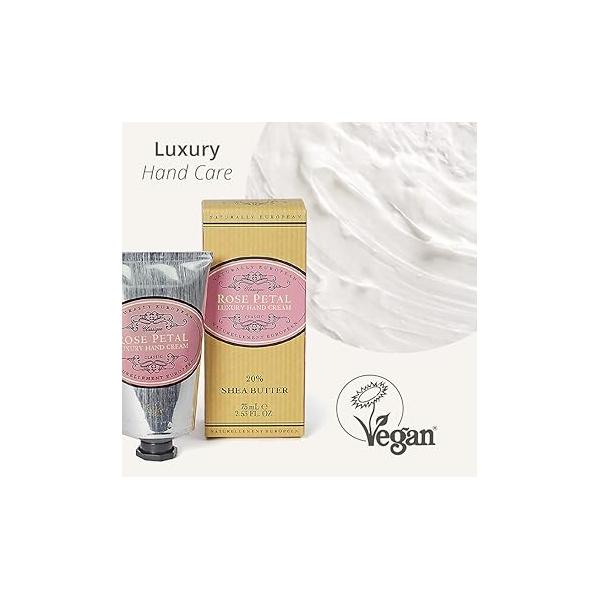 Naturally European Fragrance by Somerset hand cream, Rose Petal 2.53 Fl Oz