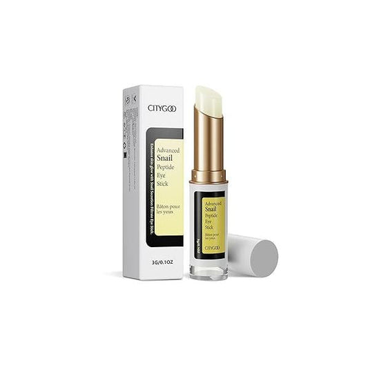 CITYGOO Eye Cream For Dark Circles: Puffiness Under Bags Treatment - Anti-Wrinkle (Snail Stick 1 Count)