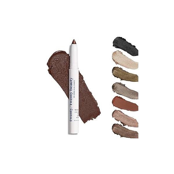 Visionary Eye Shadow Stick - Shimmer Cream Pencil - Safe for Sensitive Eyes Ophthalmologist Developed Vegan, Cruelty-Free, Clean Ingredients (Rose Colored Glasses)