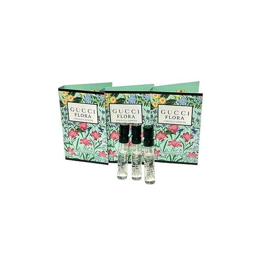 Gucci Flora Sample Perfume Gorgeous Jasmine Women EDP Spray 1.5 ml / 0.05 oz (set of 3)