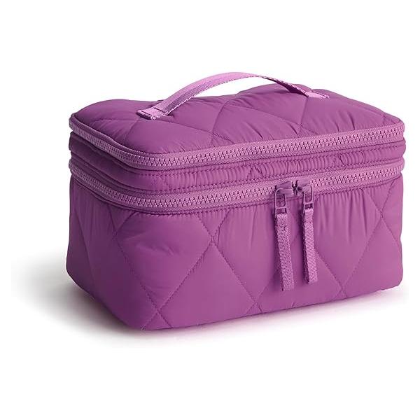 Vera Bradley Women's Brush Up Cosmetic Case, Nylon Makeup Bag