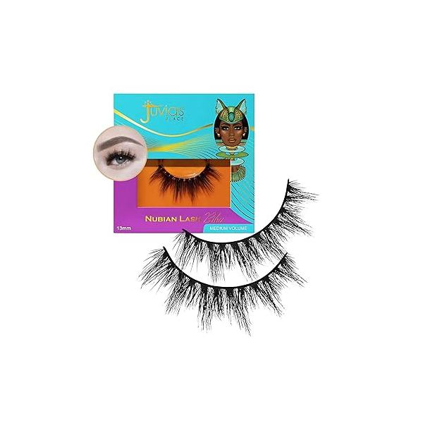 Juvia's Place Egypt Flare Nubian Eye Lashes, Silk Hairs, Day, Night, Long Lasting, Cruelty Free, Vegan