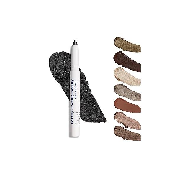 Visionary Eye Shadow Stick - Shimmer Cream Pencil - Safe for Sensitive Eyes Ophthalmologist Developed Vegan, Cruelty-Free, Clean Ingredients (Rose Colored Glasses)