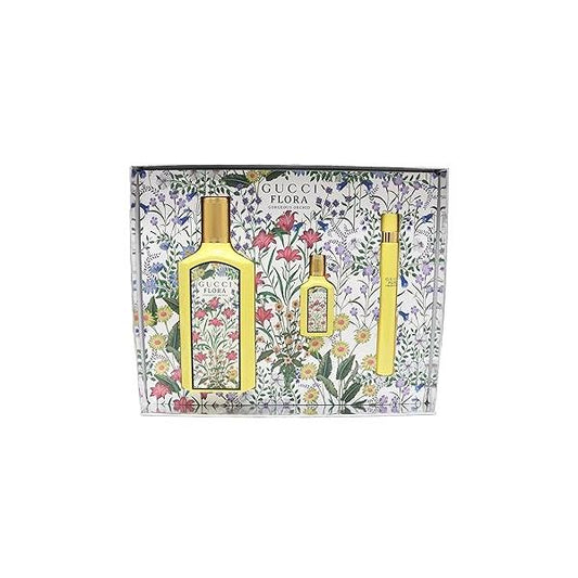 Gucci Flora Gorgeous Orchid Fragrance Gift Set, 3-Piece Perfume Collection