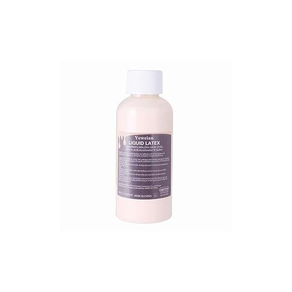 Liquid Latex SFX Makeup, 2.1 Oz Halloween Monster Zombie Clown Makeup for Scald Burn Scar Wound, Cut, Skin Decay, Prosthetics, Old Age Wrinkle(Light Flesh)