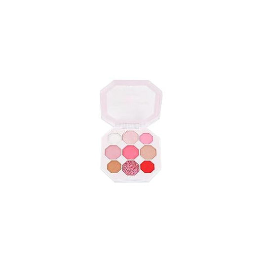 Profusion Cosmetics Merry Moments 9 Shade Eyeshadows Palette for Eye Catching Look, Elevate Your Look with Limited Edition Eyeshadow Sparkle and Shine (Candy Cane)