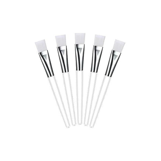 24 Pieces Facial Mask Brush Transparent Face Cosmetic Makeup Brushes Tools for Eye Application and DIY Needs