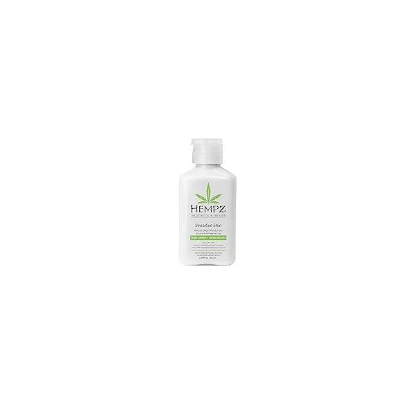 Hempz Sensitive Skin Herbal Moisturizer: Soothing Lotion with Oatmeal, Shea Butter, Hemp, Cocoa, Mango Seed - 17 Fl Oz